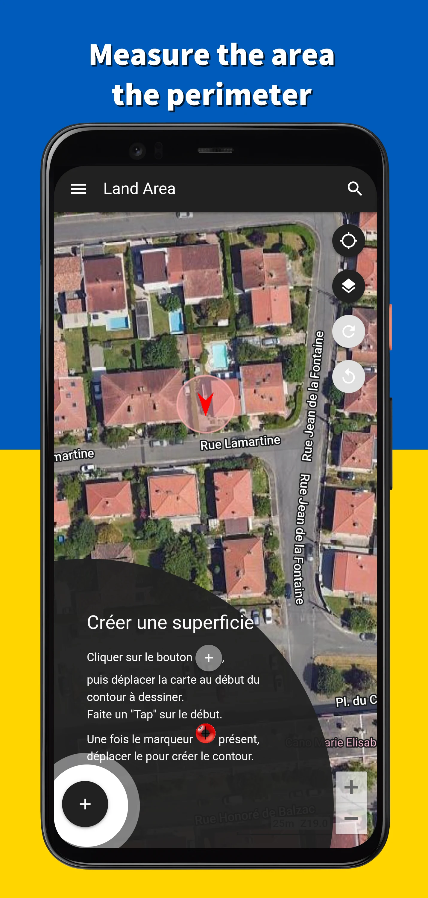 Land Area: Measure fields area screenshot